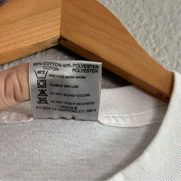 Vintage Sedona Arizona State Map Graphic T-Shirt Single Stitch Oneita Size Large - Picture 5 of 7